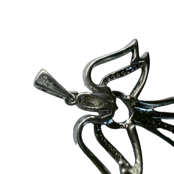 Diamond guardian angel pendant 925 silver - Picture 8 of 8